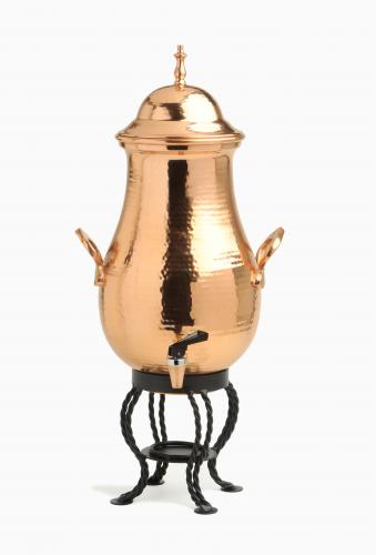 Hubert 50 Cup Hammered Copper Finish Coffee Urn - 11 inchDia x 23 1/2 inchh, Bronze